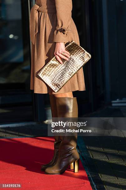 Queen Maxima of The Netherlands attends the Women Inc. Gender sensitive health care seminar on March 7, 2016 in Oegstgeest, Netherlands.