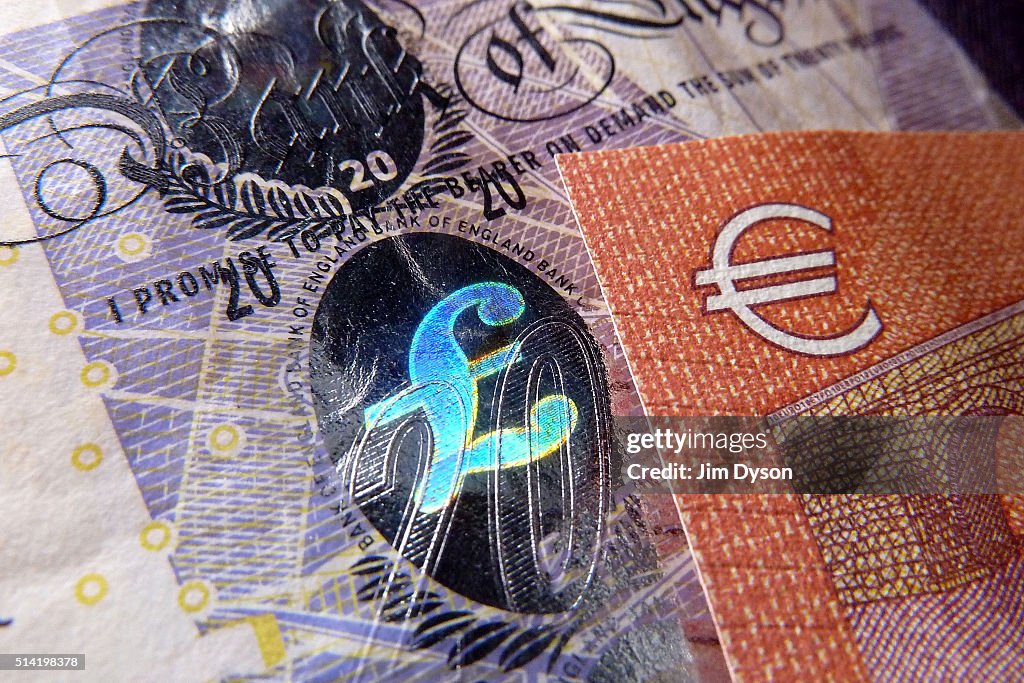 British and EURO Banknotes