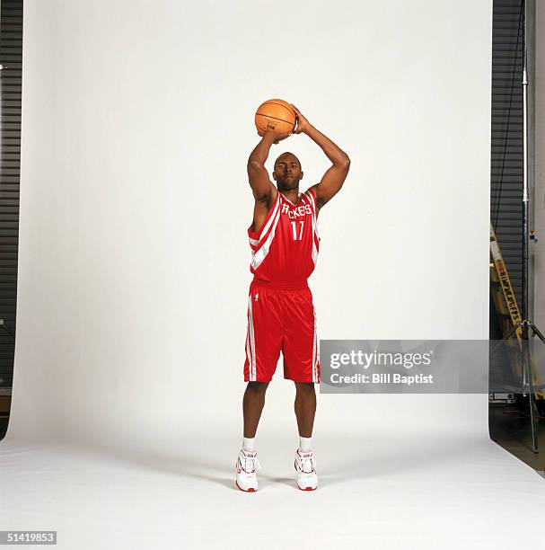 Charlie Ward of the Houston Rockets poses for a portrait during the 2004 Media Day on October 1, 2004 in Houston, Texas. NOTE TO USER: User expressly...