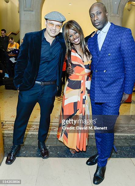 Gerry DeVeaux ,June Sarpong,Ozwald Boateng at The United Nations Trust Women United Dinner supported by The LDNY Foundation and Goldman Sachs>> at...