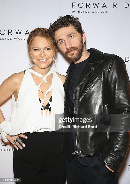 Elyse Walker and David Koma attend FORWARD by Elyse Walker Cocktail Party on March 7, 2016 in Paris, France.