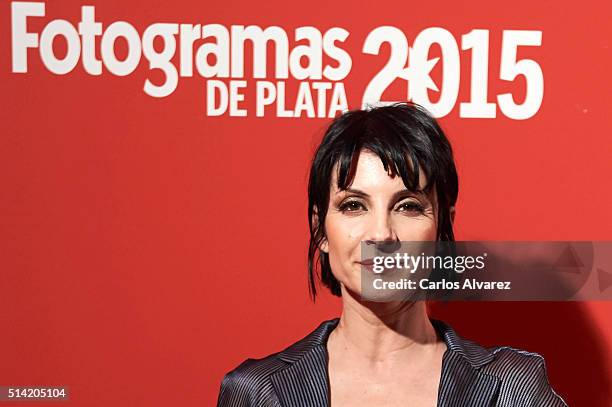 Spanish actress Najwa Nimri attends the Fotogramas Awards 2015 at the Joy Eslava Club on March 7, 2016 in Madrid, Spain.