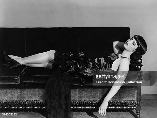 Actress Louise Brooks in a scene from the movie "The Canary Murder Case" which was released in 1929.