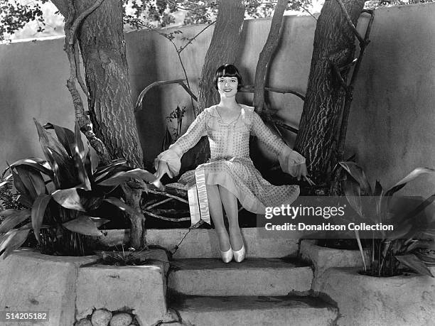 Actress Louise Brooks poses for a portrait session in circa1925.