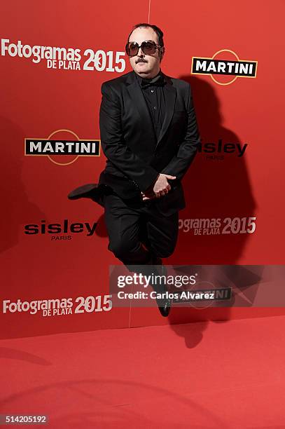 Spanish actor Carlos Areces attends the Fotogramas Awards 2015 at the Joy Eslava Club on March 7, 2016 in Madrid, Spain.