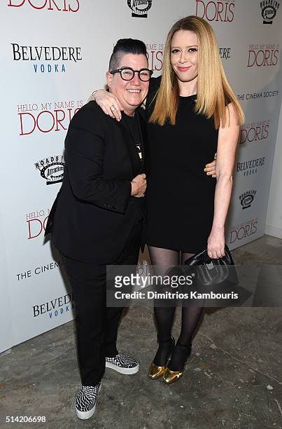 Actresses Lea DeLaria and Natasha Lyonne arrive at the the New York premiere Of "Hello, My Name Is Doris" hosted by Roadside Attractions with The...