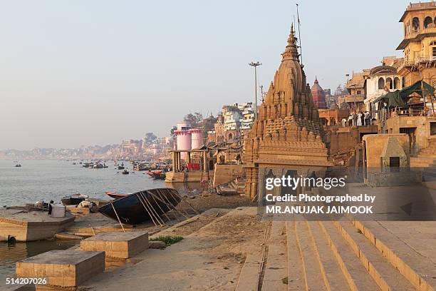 varanasi city, india - bathing ghat stock pictures, royalty-free photos & images