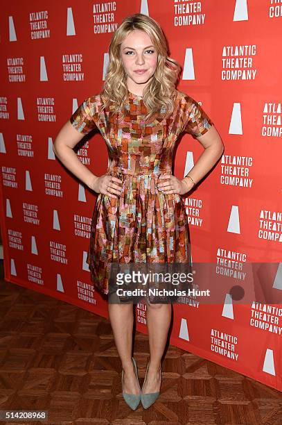 Actress Eloise Mumford attends the 2016 Atlantic Theater Company Actors' Choice Gala at The Pierre Hotel on March 7, 2016 in New York City.