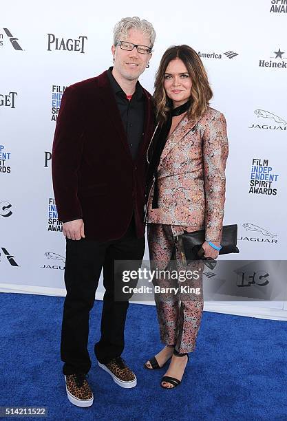 Director Eddie Schmidt and Rachel Kamerman attend the 2016 Film Independent Spirit Awards on February 27, 2016 in Santa Monica, California.