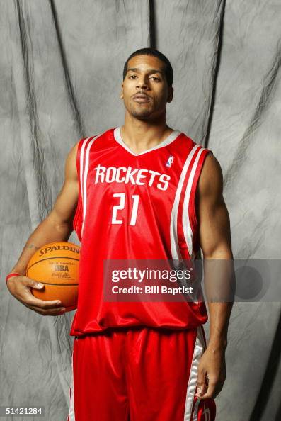 Garret Jackson Rockets Jim Jackson of the Houston Rockets poses for a portrait during NBA ...