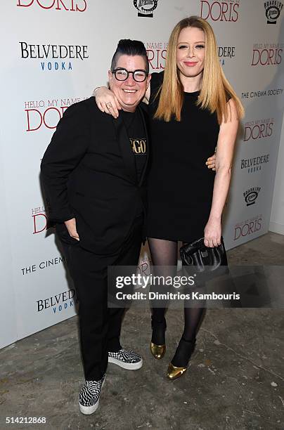 Actresses Lea DeLaria and Natasha Lyonne arrive at the the New York premiere of "Hello, My Name Is Doris" hosted by Roadside Attractions with The...