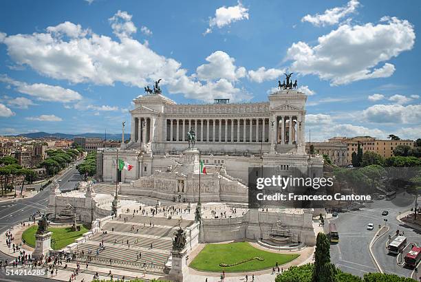 the altar of the fatherland, vittoriano - altare della patria stock pictures, royalty-free photos & images