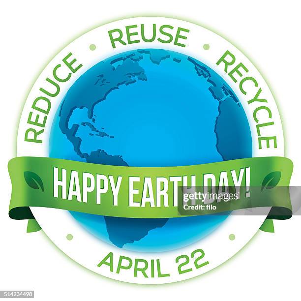 happy earth day! - earth day stock illustrations