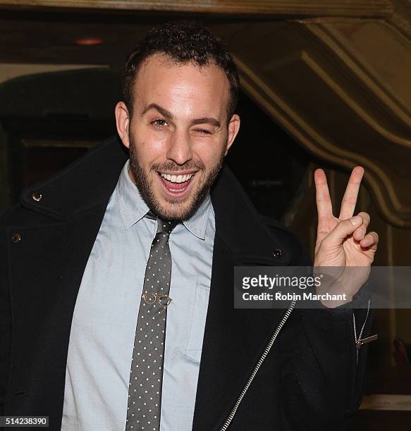 Micah Jesse attends "The Life & Death Of Kenyon Phillips" Special Preview at The Box on March 7, 2016 in New York City.
