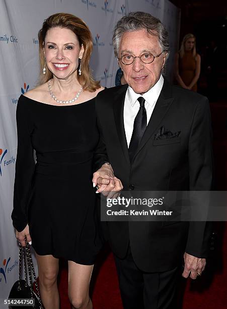 Singer Frankie Valli and guest attend the Venice Family Clinic Silver Circle Gala 2016 honoring Brett Ratner and Bill Flumenbaum at The Beverly...