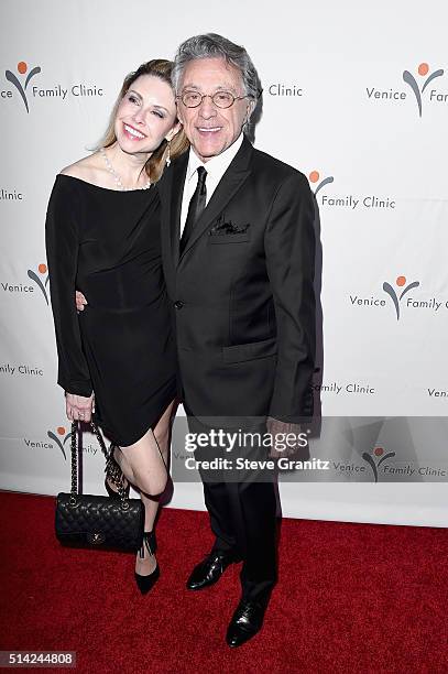 Singer Frankie Valli and guest attend the Venice Family Clinic Silver Circle Gala 2016 honoring Brett Ratner and Bill Flumenbaum at The Beverly...