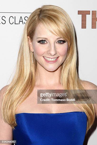 Actress Melissa Rauch attends the premiere of Sony Pictures Classics' "The Bronze" held at SilverScreen Theater at the Pacific Design Center on March...