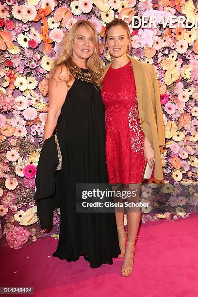 Bar Refaeli and her mother Tzipi Levine during the PEOPLE Style Awards at Hotel Vier Jahreszeiten on March 7, 2016 in Munich, Germany.