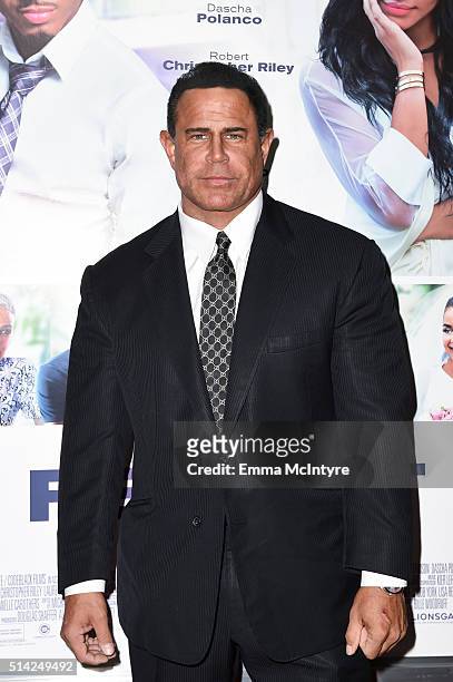 Actor Keith Middlebrook attends the premiere of Lionsgate's 'The Perfect Match' at ArcLight Hollywood on March 7, 2016 in Hollywood, California.