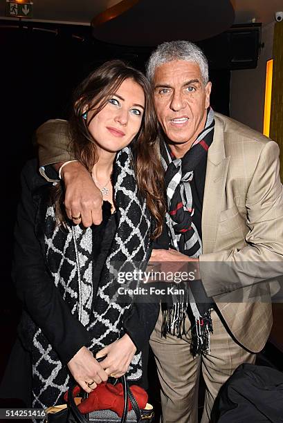 Marie de Fleurieu and Samy Naceri attend the 'M.Georges Restaurant' : Opening Party - Paris Fashion Week Womenswear Fall/Winter 2016/2017 on March 7,...