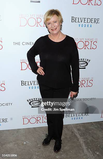 Actress Eve Plumb attends Roadside Attractions with The Cinema Society & Belvedere Vodka host The New York premiere of "Hello, My Name is Doris" at...