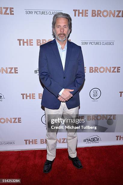 Actor Gary Cole attends the premiere of Sony Pictures Classics' "The Bronze" at the Regent Theater on March 7, 2016 in Los Angeles, California.