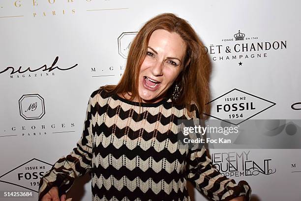 Anne Mondy attends the 'M.Georges Restaurant' : Opening Party - Paris Fashion Week Womenswear Fall/Winter 2016/2017 on March 7, 2016 in Paris, France.