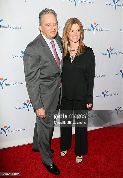 Harley Liker and Julie Liker attend the Venice Family Clinic Silver Circle Gala 2016 Honoring Brett Ratner And Bill Flumenbaum at The Beverly Hilton...