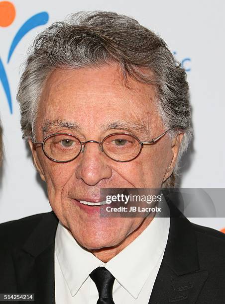 Frankie Valli attends the Venice Family Clinic Silver Circle Gala 2016 Honoring Brett Ratner And Bill Flumenbaum at The Beverly Hilton Hotel on March...