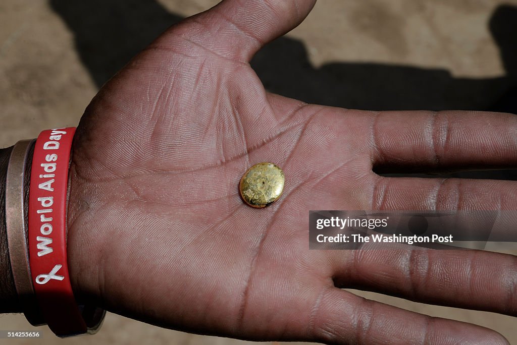 Illegal gold mining