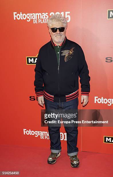 Pedro Almodovar attends Fotogramas Awards on March 7, 2016 in Madrid, Spain.