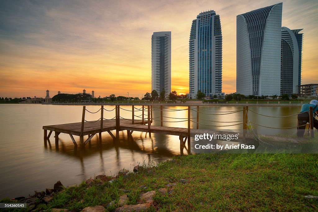 Wooden Jetty Lake Putrajaya