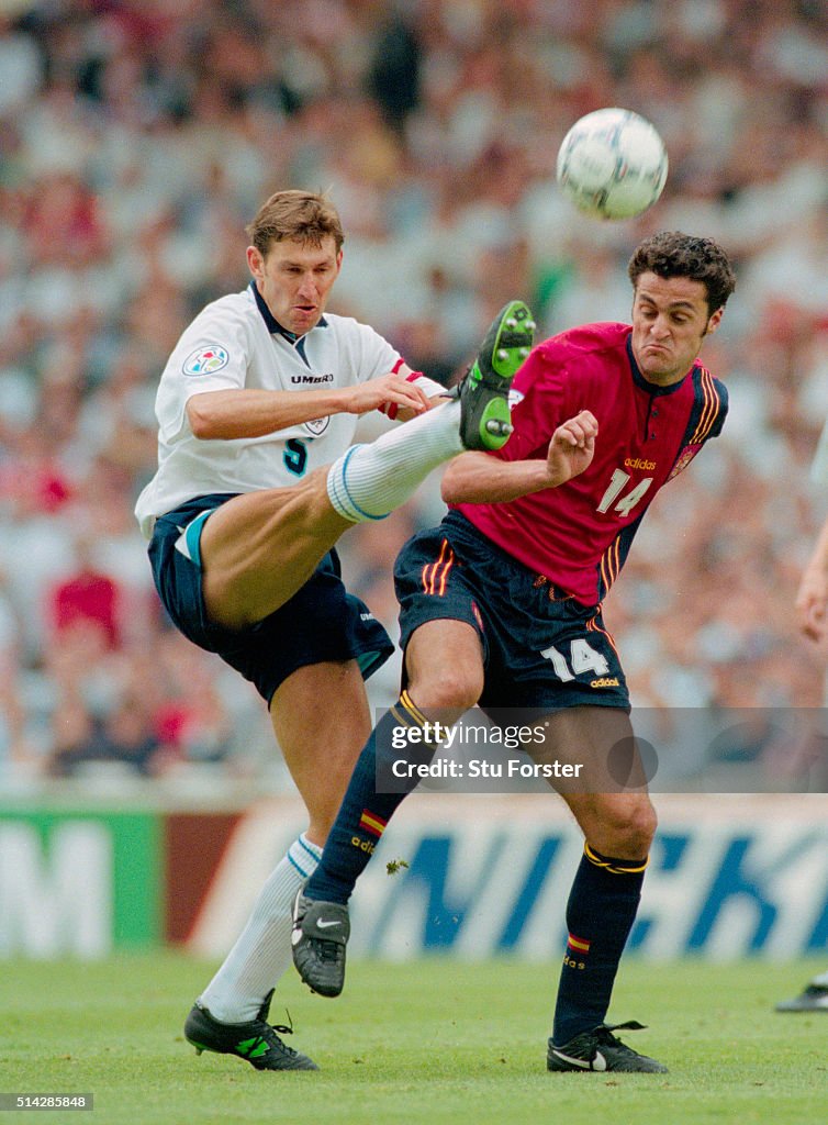 1996 UEFA European Championships Quarter Final England v Spain