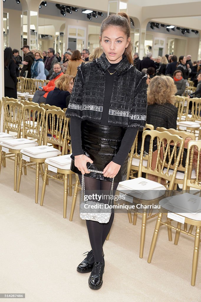 Chanel : Front Row- Paris Fashion Week Womenswear Fall/Winter 2016/2017