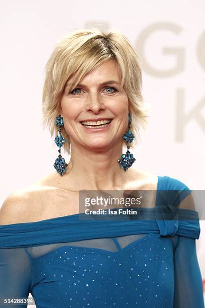 Barbara Hahlweg attends the Goldene Kamera 2016 on February 6, 2016 in Hamburg, Germany.