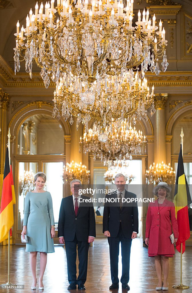 BELGIUM-GERMANY-ROYALS-DIPLOMACY