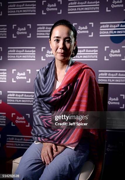 Japanese auteur Naomi Kawase speaks with the Doha Film Institute on day five of Qumra, the second edition of the industry event by the Doha Film...