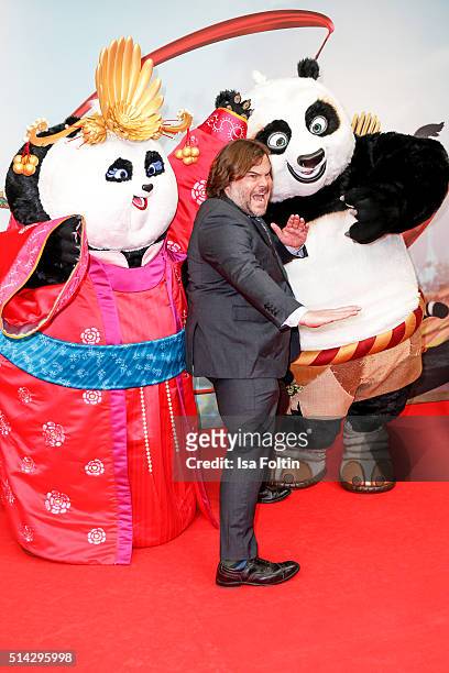 Jack Black attends the 'Kung Fu Panda 3' German Premiere at Zoo Palace on March 02, 2016 in Berlin, Germany.