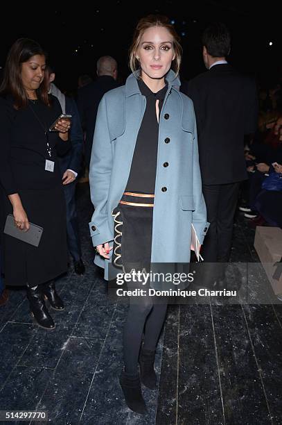 Olivia Palermo attends the Valentino show as part of the Paris Fashion Week Womenswear Fall/Winter 2016/2017 on March 8, 2016 in Paris, France.