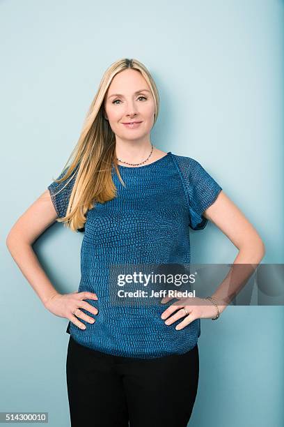 Actress Hope Davis is photographed for TV Guide Magazine on January 16, 2015 in Pasadena, California.