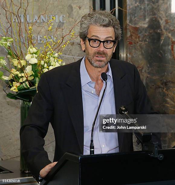 Anthony E. Malkin Chairman and CEO of Empire Realty Trust lights The Empire State Building for International Women's Day and the launch of HeForShe...