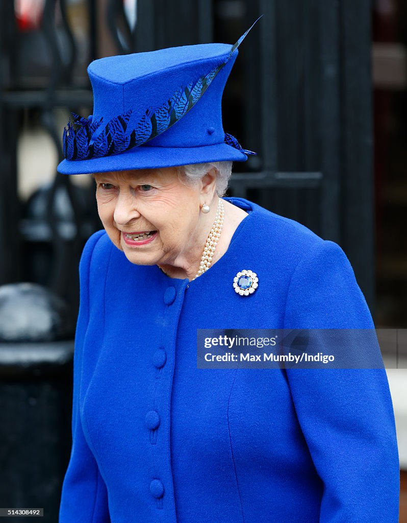 The Queen And Prince Of Wales Visit The Prince's Trust Centre