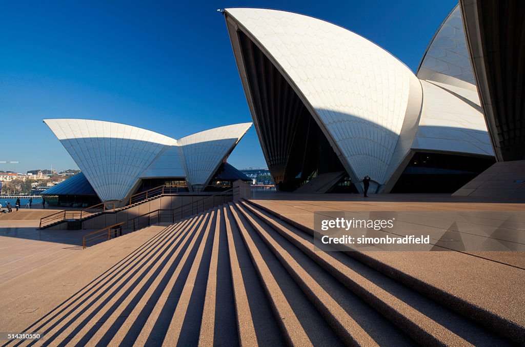 Up The Steps To Sydney Opera House