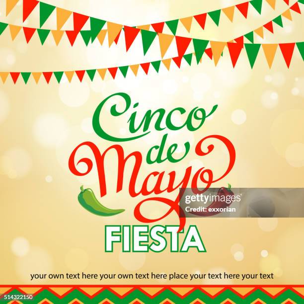 ilustraciones, imágenes clip art, dibujos animados e iconos de stock de cinco de mayo de fondo - carnaval evento de celebración
