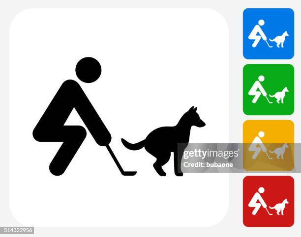 curb your dog icon flat graphic design - curb 幅插畫檔、美工圖案、卡通及圖標