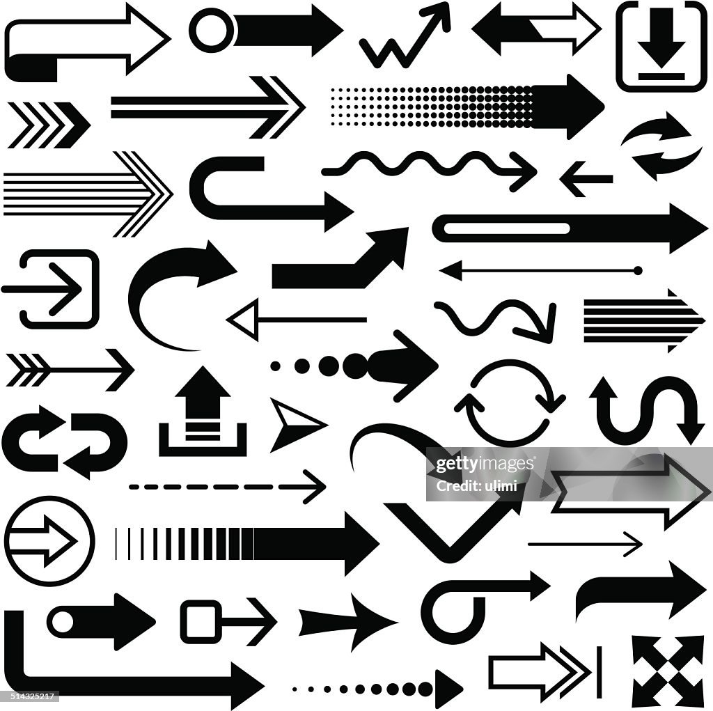 Vector Graphics Arrows Arrows High-Res Vector Graphic - Getty Images