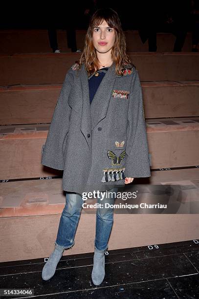 Jeanne Damas attends the Valentino show as part of the Paris Fashion Week Womenswear Fall/Winter 2016/2017 on March 8, 2016 in Paris, France.