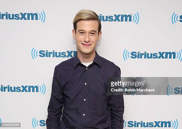 Tyler Henry visits at SiriusXM Studio on March 8, 2016 in New York City.