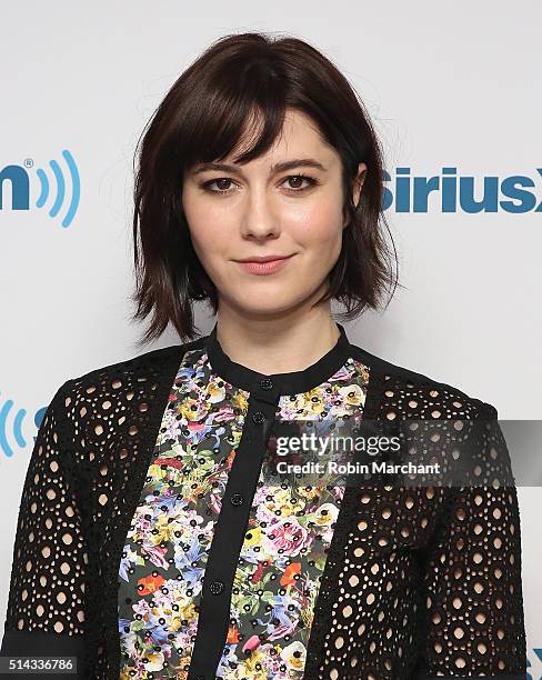 Mary Elizabeth Winstead visits at SiriusXM Studio on March 8, 2016 in New York City.