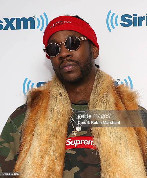 Chainz visits at SiriusXM Studio on March 8, 2016 in New York City.